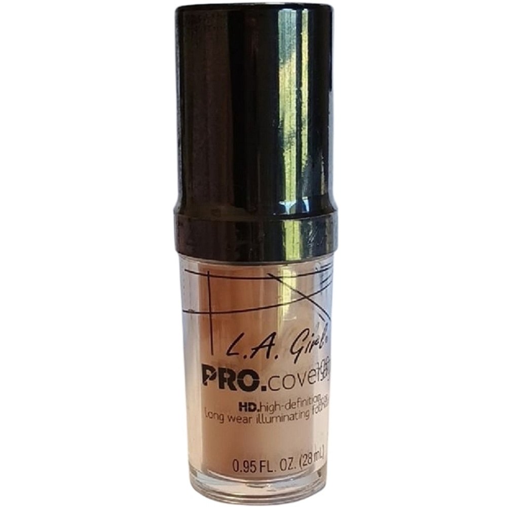 2 x LA Girl Pro Coverage HD Foundation, Natural